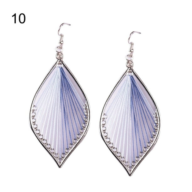 Details about / Two Tone Plated Geometric Design 925 Silver Handmade Hook Earrings Jewelry